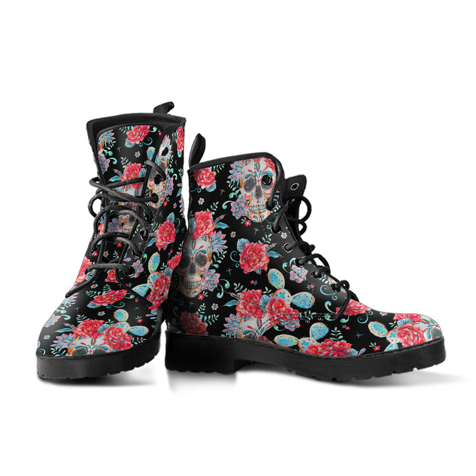 Skull Lovers, Leather Shoes, Womens Skull Boots, Vegan Leather Boots, Winter Boots, Rain Boots Womens, Bohemian Shoes, Hippie Boots