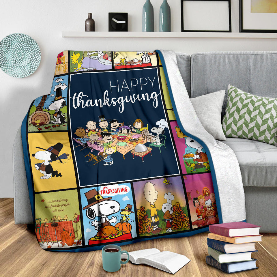 Thanksgiving Blanket Snoopy