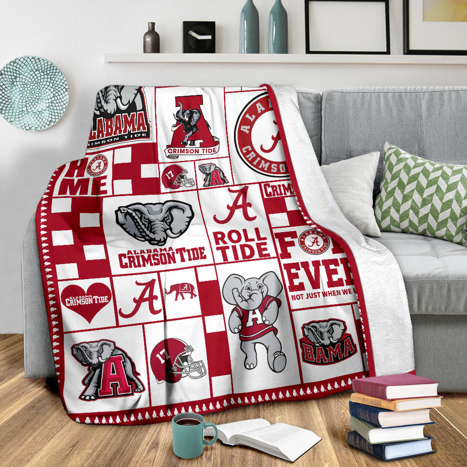 Alabama Crimson Tide Ver4 Blanket