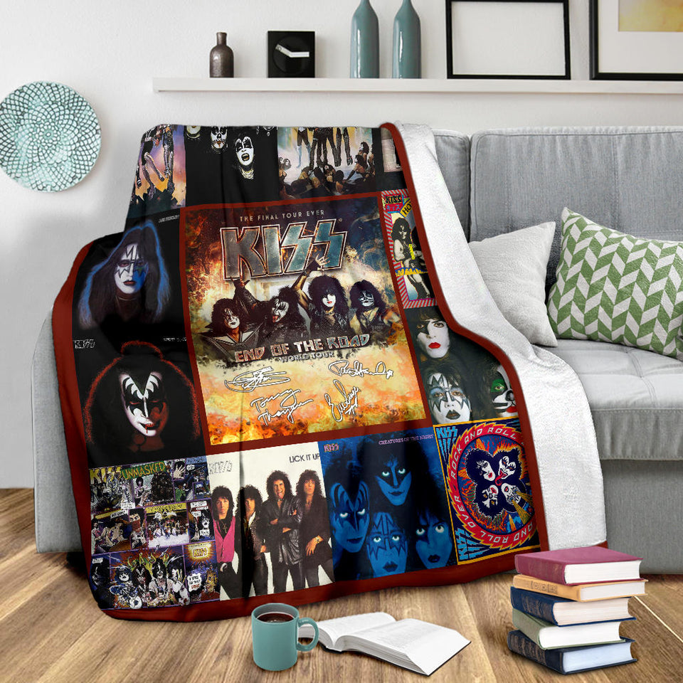 Kiss Blanket Kiss End Of The Road World Tour Quilt