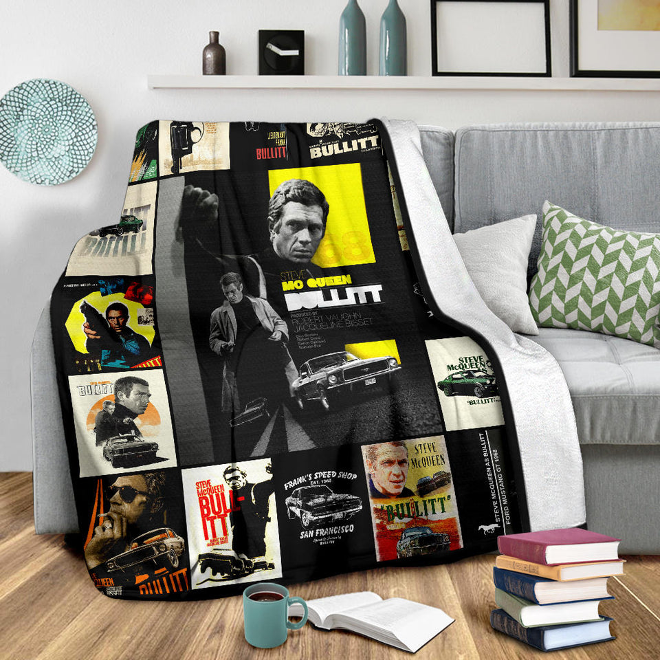 Bullitt 1968 Movie Blanket copy