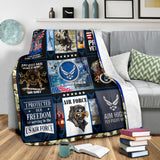 Airforce Veteran Blanket