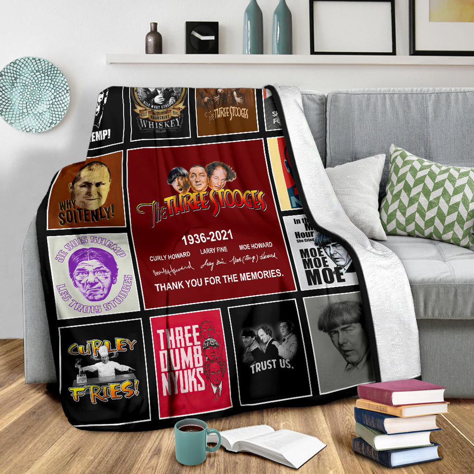 The Three Stooges Blanket copy