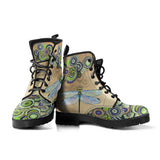 Handcrafted Shoes, Green Dragonfly