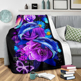 Beautiful Dolphin Dolphin Lovers Blanket