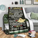 Fishing Blanket To My Husband