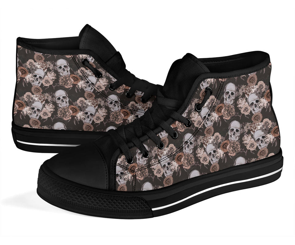 Womens Skull Boots, Womens Black Boot