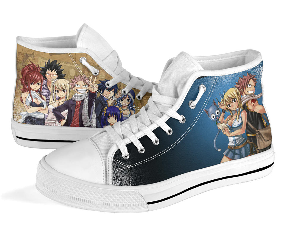 Fairy Tail Custom Sneakers, Dragon Slayers Custom Shoes