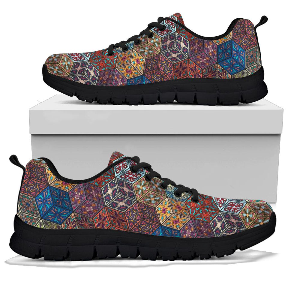 Mandala Boxes, Polar Boots, Multi Colored, Lace Up Boots, Women's Boots