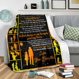 to My MOM Blanket, to My Mom For All The Time That I Forgot To "Thank You" from Daughter Fleece Blanket, Mother's Day Gift, Blanket for Mother's Day Gift for Mom - PL