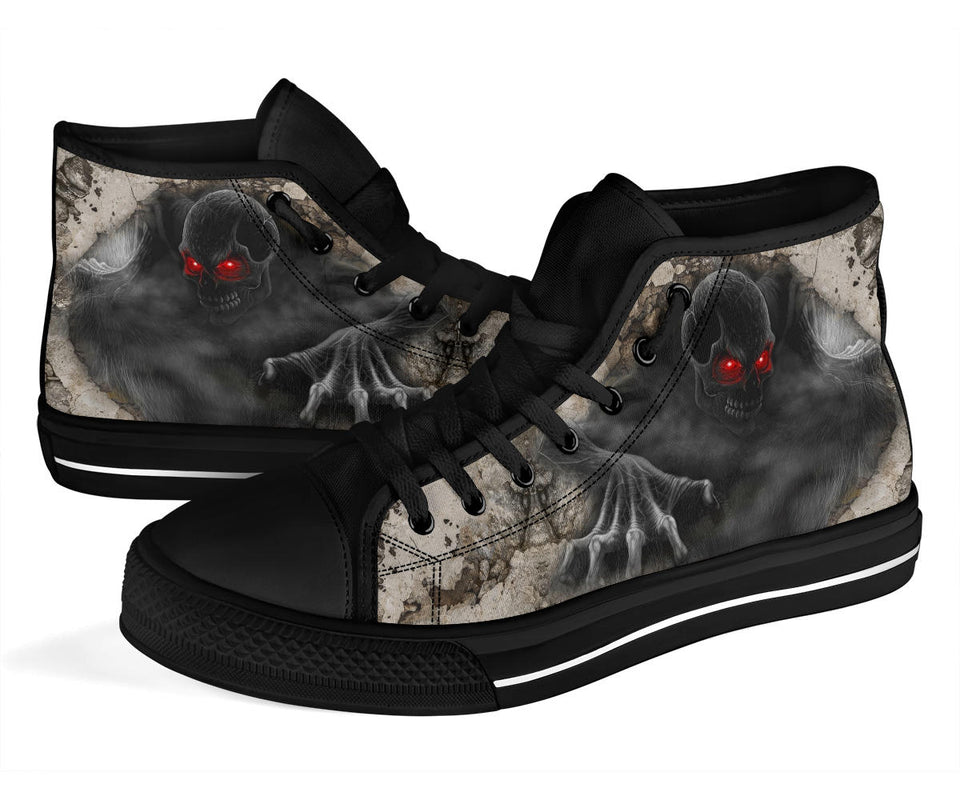 Skull Shoes for Men Fashion Sneaker High Top 4