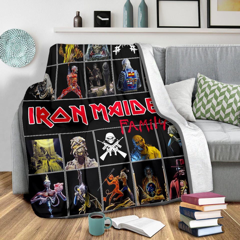Iron Maiden Family Blanket
