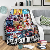 One Piece Luffy Anime For Fans 3D Throw Blanket