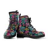 Sugar Skull Boots, Womens Skull Boots, premium Boots Women, Womens Leather Boots, Women Winter Boots, Rain Boots Womens