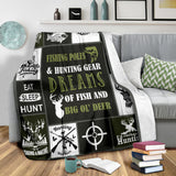 Hunting Fishing Blanket