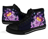 Butterflies on BOTH Sides Of Shoes black
