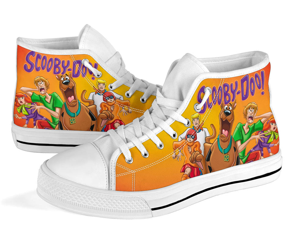Scooby Doo Custom High Tops white