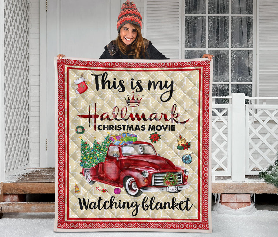 Christmas Movies Blanket This is my Hallmark movie Quilt