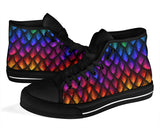 Dragon Scale, Bright Colorful high top