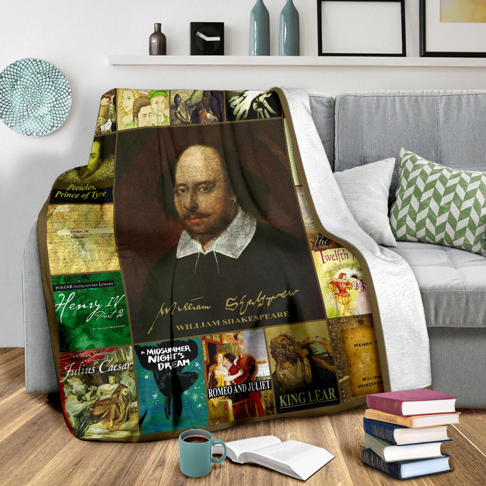 William Shakespeare Blanket copy