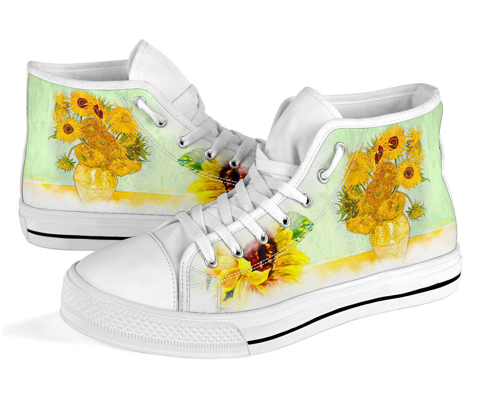 Sunflowers - Vincent van Gogh, Custom Made Shoes