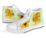 Sunflowers - Vincent van Gogh, Custom Made Shoes