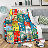 Dr.seuss Books Blanket Version 2