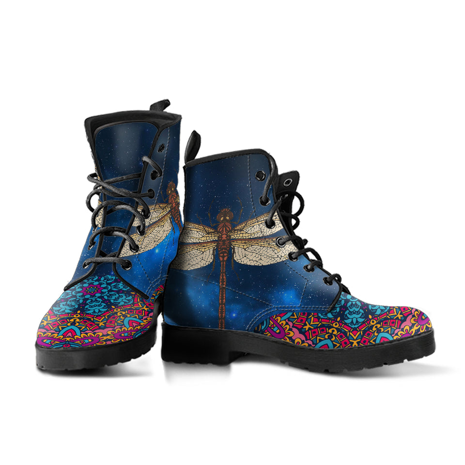 Dragonfly Shoes, Womens Leather Boots, Vegan Shoes, Outdoor Shoes, Womens Winter