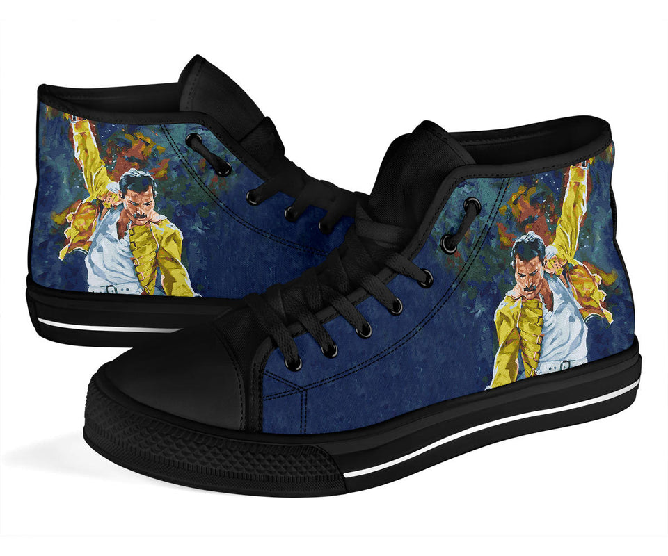 Freddie Mercury Custom Shoes, Queen Band Music 2