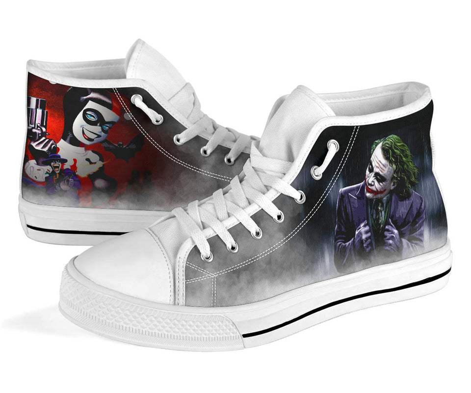 Comics Joker and Harley Custom Made Shoes
