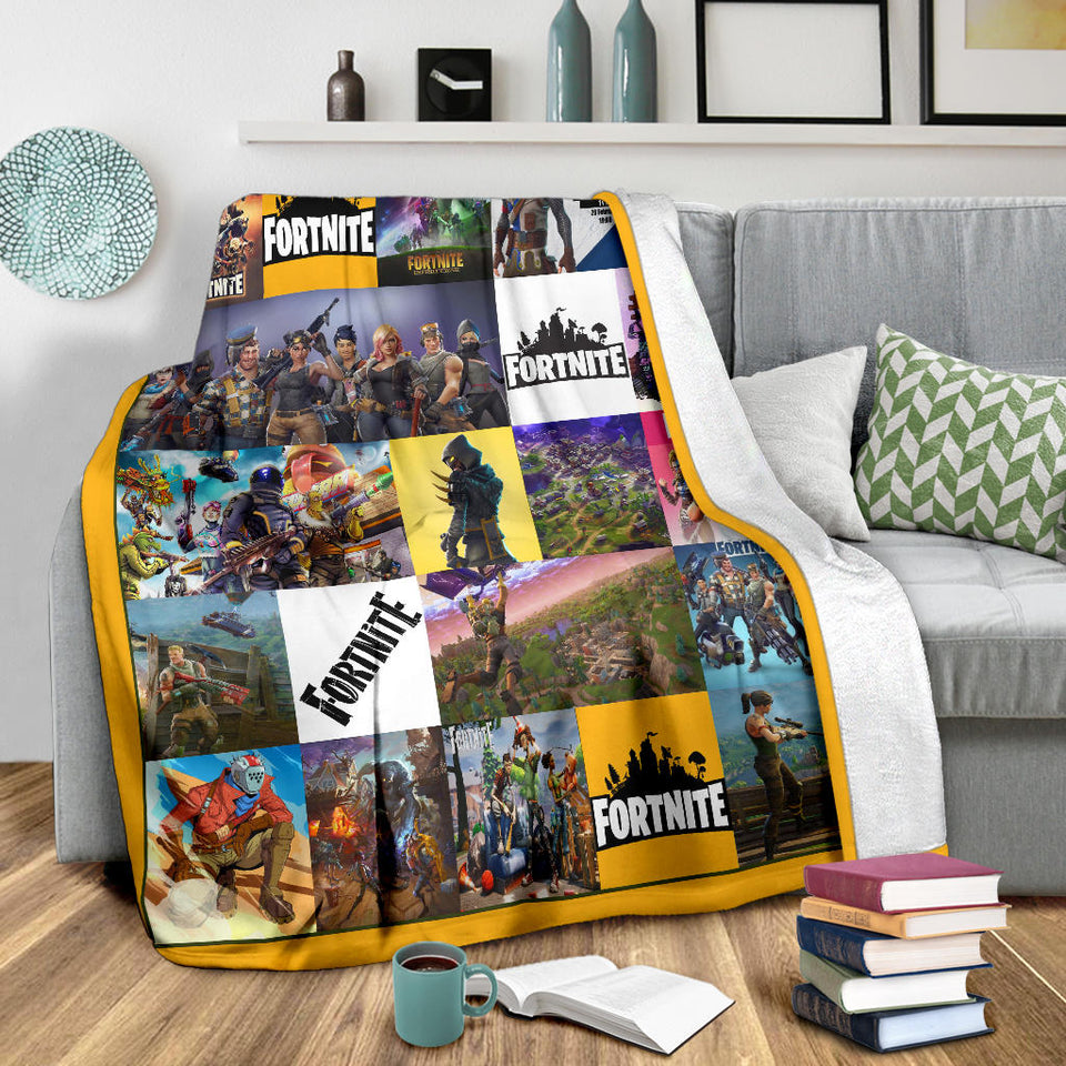 Fortnite 3D Quilt Blanket