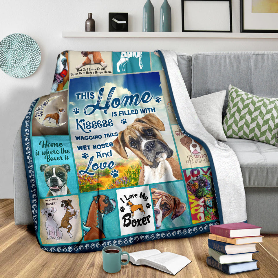 I Love My Boxer Blanket copy
