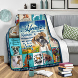 I Love My Boxer Blanket copy