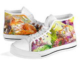 Cute Fox Hand Painted shoes Fox Illustration (2)
