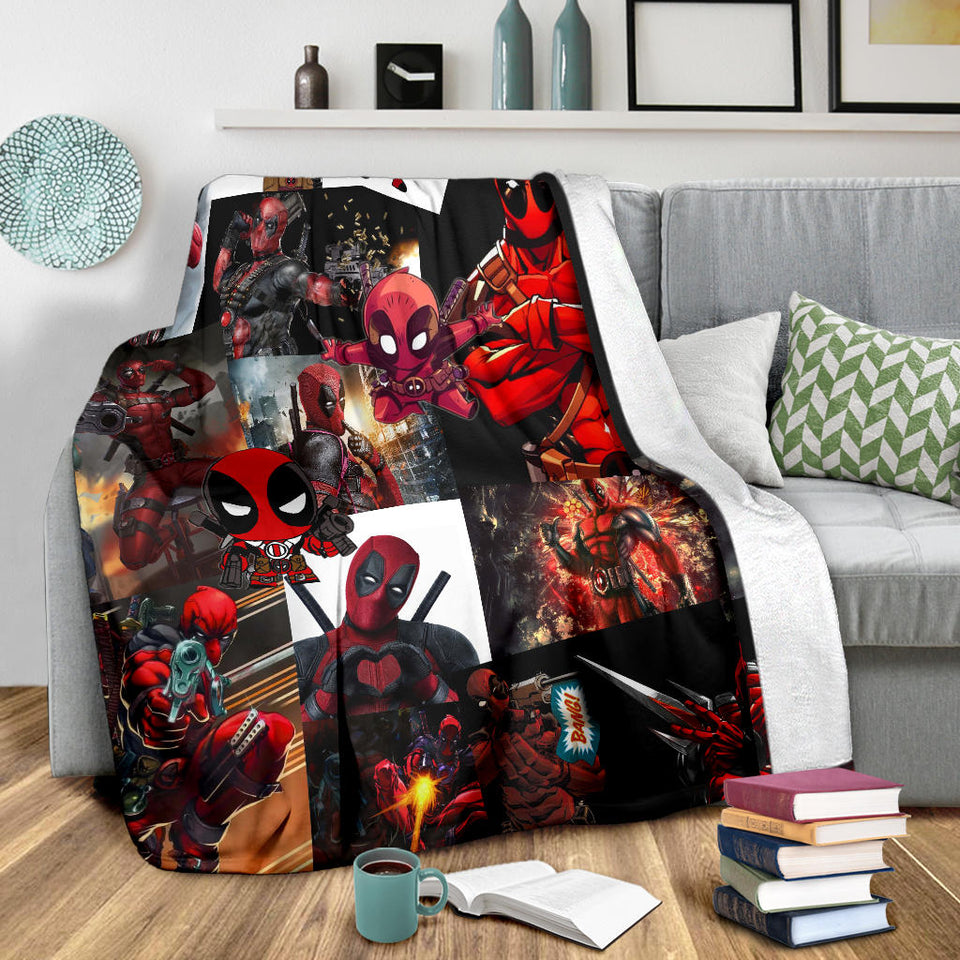 Deadpool Blanket Deadpool 3D Quilt