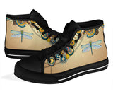 Handcrafted Shoes, Green Dragonfly