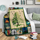 Milestone Blanket, Mountain Blanket - and Into The Forest I Go to Lose My Mind and Find My Soul Blanket - PL