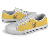 Polar Boots, Sugar Skull, Women's Boots, Yellow Color, Lace Up Boots