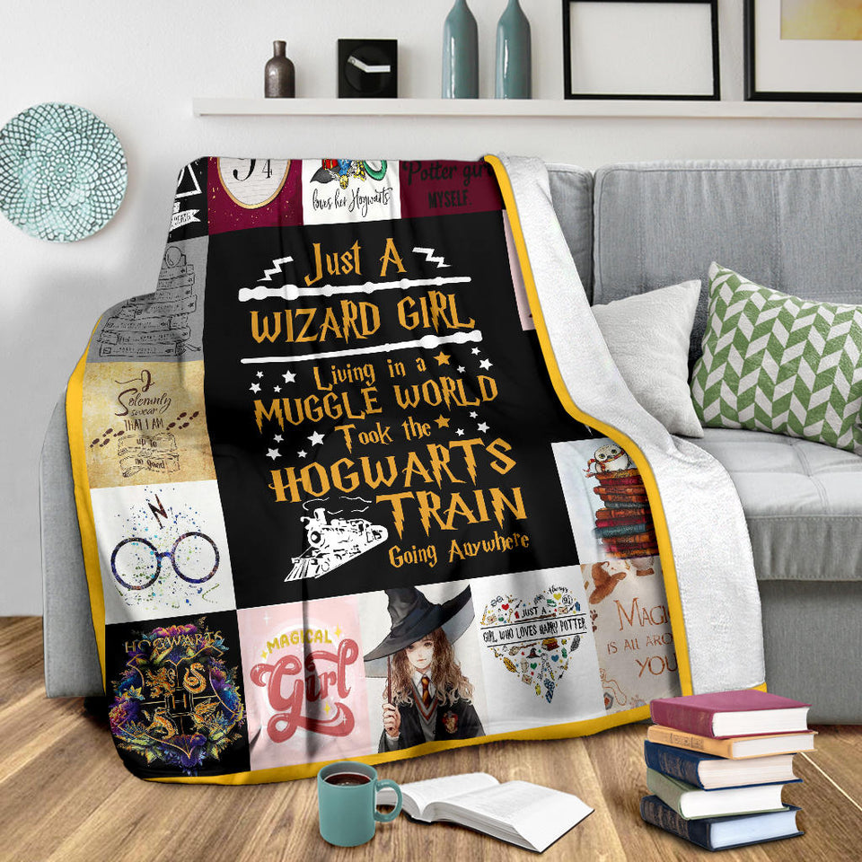 Harry Potter - Just a Wizard girl Blanket