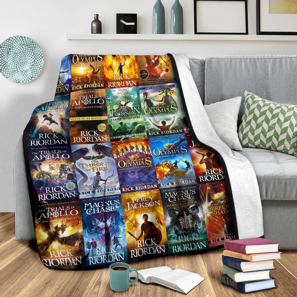 Rick Riordan Books Blanket