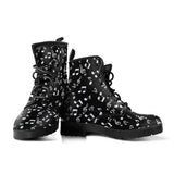 Music Notes, Treble Clef Musican, Women's Boots, Vegan Leather, Combat Style Boots, Instruments Score, Sheet Music Band, Classical Music