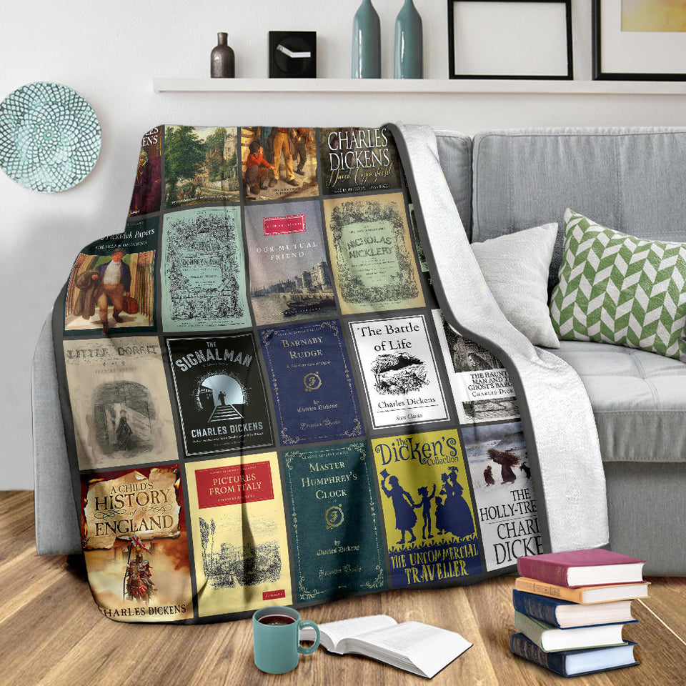 Charles Dickens Books Quilt copy