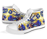 Dr Who Shoes, Dr Who Van Gogh Converse Style Shoes, Doctor Who Fan Gift Idea