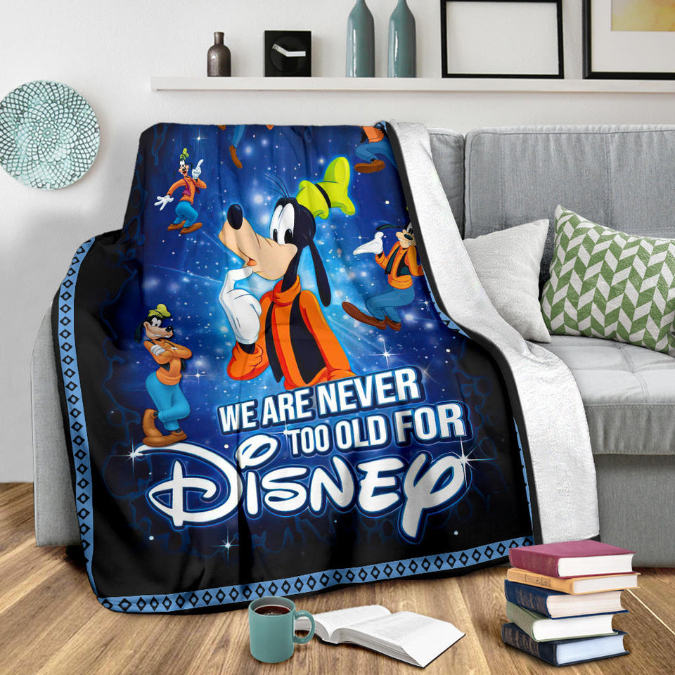 We Are Never Too Old For Goofy Blanket