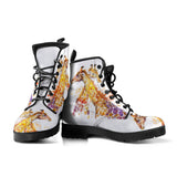Giraffe Boots, Leather Boots Women, Vegan Leather, Custom Leather Boots, Womens Printed Shoes, Rain Boots, Multi Colored, Women Girl Gift