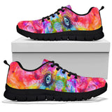 Rainbow Eye, Womens Leather Boots SNEAKERS
