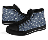 Flower Fractal, Handmade Boots, Leather Boots high top