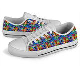 Colorful Floral, Womens Leather Boots