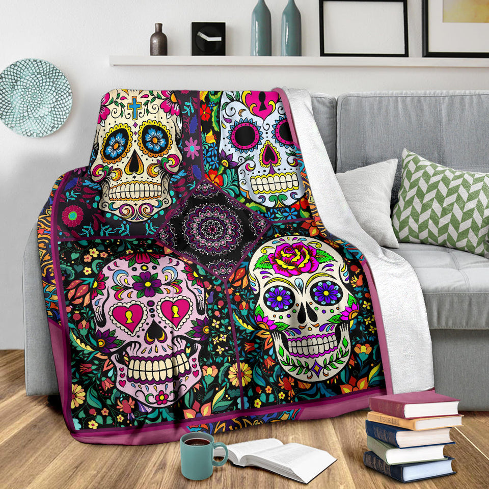 Sugar Skull Blanket