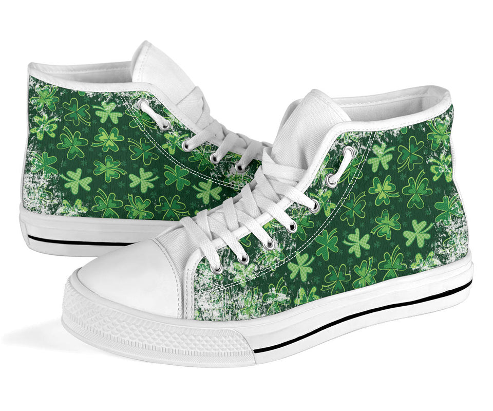 Lucky Shamrock of St.Patrick Custom printed Sneakers
